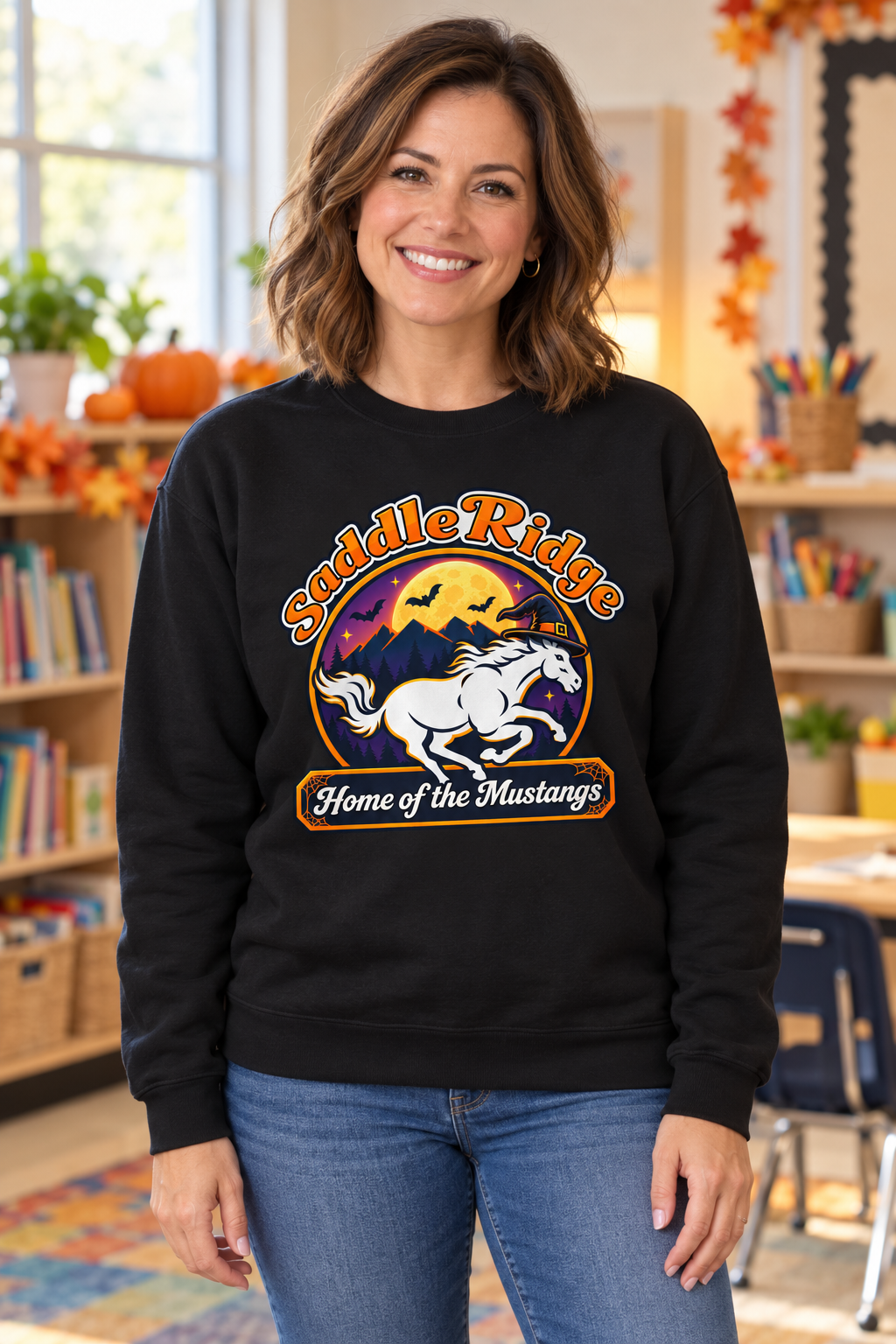Saddle Ridge Halloween Sweatshirt